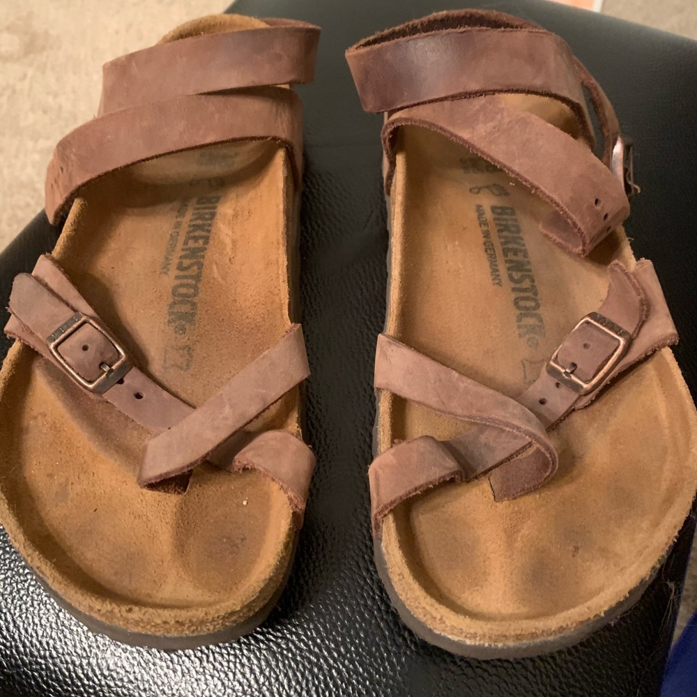 Birkenstock wrap sandals sz 38